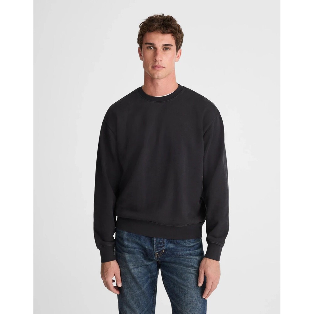 Madewell Sweatshirt Mens Small Black McCarren Crewneck Midweight NK077 NWT